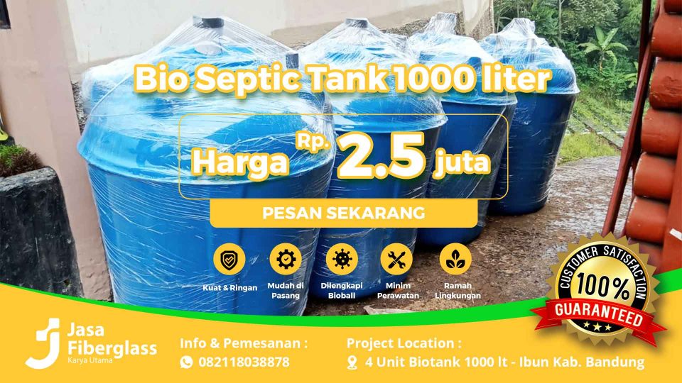 Read more about the article Harga Septic Tank Biotech 1000 liter
