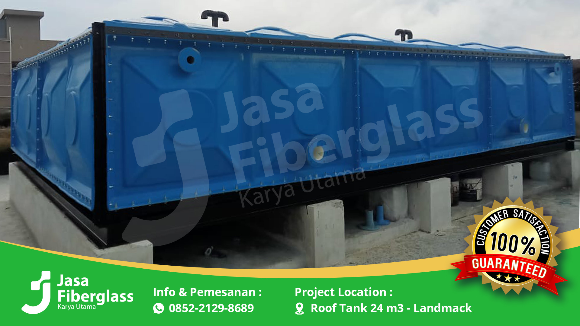 Read more about the article Perhitungan Harga Roof Tank FRP